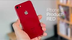 iPhone 8 (PRODUCT)RED unboxing and impressions