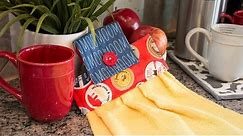 How to Make a Hanging Hand Towel for your Kitchen - Fat Quarter Shop
