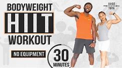 30 Minute Full Body HIIT Workout (No Equipment + Modifications)