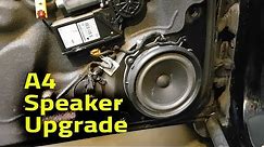 Upgrading Audi B6/B7 A4 Speakers