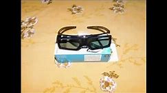 Sony TDG-BT500A Active 3D Glasses Unboxing