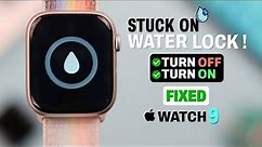 How to Turn Off or On Water Lock on Apple Watch Series 9!