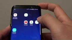 Samsung Galaxy S8: How to Move Apps Out of a Folder on Home Screen