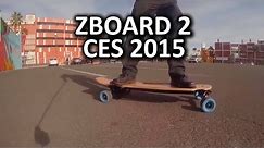 ZBoard 2 Blue Next Gen Electric Skateboard - CES 2015