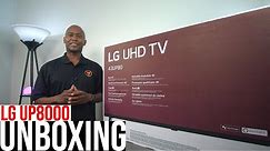 2021 LG UP8000 UHD 4K TV UNBOXING AND SETUP!