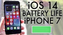 iOS 14 BATTERY LIFE On iPhone 7! (Review)
