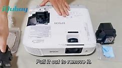 Epson projector lamp installation steps video introduction