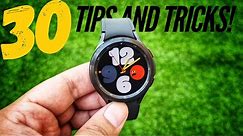 30 Tips And Tricks to do with Samsung Galaxy Watch 4 Classic!