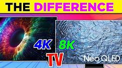 || Exploring the Differences: 4K TV vs 8K TV || #smarttv