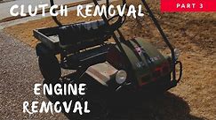 Kawasaki Mule 500 KAF300 Clutch and Engine Removal - Part 3