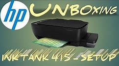HP INK TANK 415 TUTORIAL I UNBOXING & SETUP