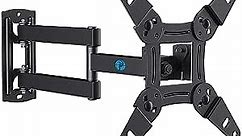 Full Motion TV Monitor Wall Mount Bracket Articulating Arms Swivel Tilt Extension Rotation for Most 13-42 Inch LED LCD Flat Curved Screen TVs & Monitors, Max VESA 200x200mm up to 44lbs by Pipishell