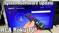RCA Roku TV: How to System Software Update to Latest Version