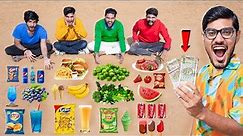 ₹1,00,000 Colour Food Challenge🔥- अपने रंग की चीज खाओ और जीतो एक लाख