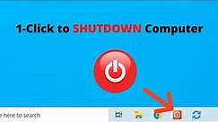 How to Quickly Shutdown/Restart your computer in 1-Click Windows 10