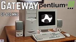Vintage Gateway Pentium III Desktop Computer from 2000