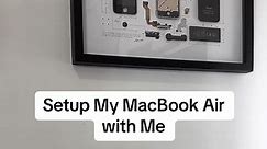 MacBook Setup Part 1 #macbooktips #macbookhacks #macbooksetup #macbookair