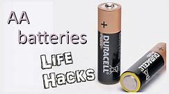 Recharge ordinary AA batteries only in minutes - battery hacks