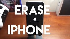 How to Reset iPhone to Factory Settings & ERASE ALL CONTENT! ANY IPHONE!