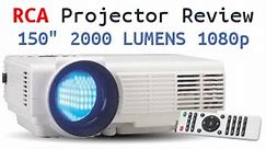 RCA Home Theater Projector Review - 150" 2000 Lumens 1080p compatible