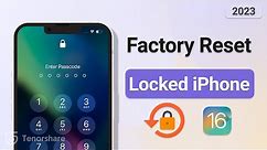 How to Factory Reset iPhone When Locked 2023 (iOS 17)