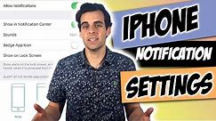 How to Change iPhone Notification Settings