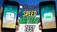 iOS 11.2 on iPhone 6: Battery & Speed Test Performance! INCREDIBLE