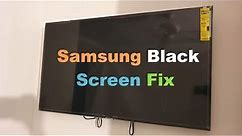 How to Fix Samsung TV Black Screen