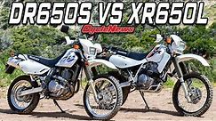 DR650S vs XR650L | Dual Sport Duel - Cycle News