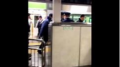Eyewitness video shows police escorting suspect after stabbing in Tokyo train station