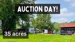 FARM AUCTION KENTUCKY - 35 acres, houses, barn, creek, crop land | Homestead VLOG
