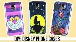 DIY: Disney inspired Phone Cases | Alice in Wonderland, Ariel, Beauty & the Beast