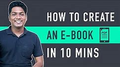 How To Create An Ebook for Free