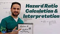 Hazard Ratio (HR) Calculation & Interpretation - Simply Explained Statistic