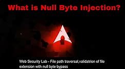 Directory Traversal Attack Using Null Byte Injection Security Bypass