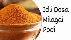 Idli Dosa Milagai Podi | SouthIndian Spiced Chutney Powder | Gun Powder | Dry chutney podi | Ep#26