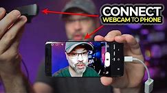 How to connect phone to webcam - Android webcam USB