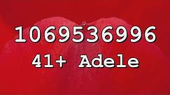 Adele Roblox Song IDs