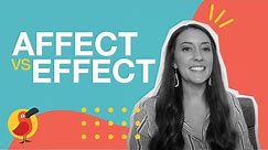 Affect vs Effect