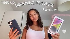 IPHONE 14 UNBOXING *white*