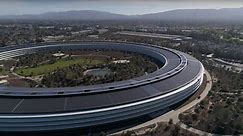 Latest Apple Park drone video shows near-complete 'spaceship' nestled in Cupertino - Silicon Valley Business Journal
