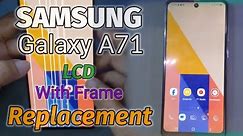 Samsung Galaxy A71 Class A LCD | LCD With Frame Replacement.