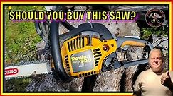 A cheap chainsaw review. Is poulan pro chainsaws garbage? #poulan #chainsaw #pp4218