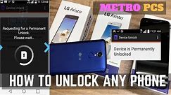 How to unlock a Metro PCS phone to use with any company