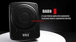 BOSS Audio Systems BAB8 8" 800W Amplified Subwoofer System with Enclosure