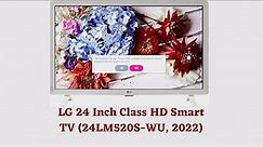 LG 24 Inch Class HD Smart TV (24LM520S-WU, 2022)