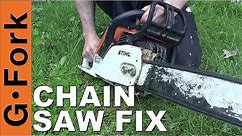 Chainsaw Wont Start? Chainsaw Repair How To - GardenFork
