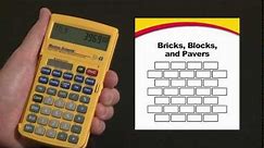 How to Estimate Needed Bricks, Blocks and Pavers | Material Estimator