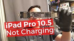 iPad Pro 10.5 Not Charging Repair - Microsoldering - Troubleshooting - Full Process. Port & Tristar