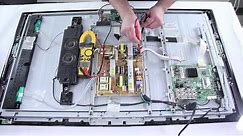 Samsung LCD TV Repair - TV Won't Turn On - How to Replace Power Supply & Main Board